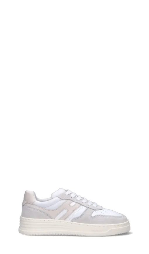 HOGAN Sneaker donna bianca/beige in pelle