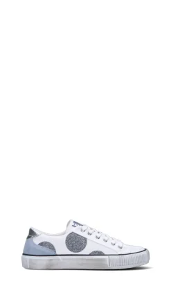MANILA GRACE Sneaker donna bianca/argento/azzurra