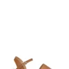 MIDELETTE Sandalo donna marrone in pelle