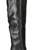 PHIL MELVIS Stivale donna nero in pelle