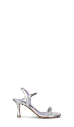 ALBANO Sandalo argento in pelle