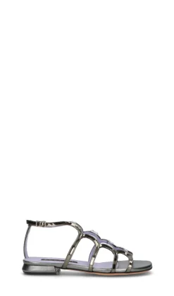 ALBANO Sandalo nero in pelle