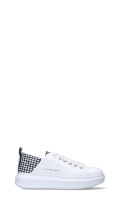 ALEXANDER SMITH Sneaker donna bianca/nera in pelle