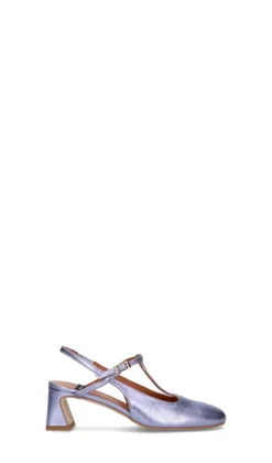 ANGEL ALARCON Decollete donna viola in pelle