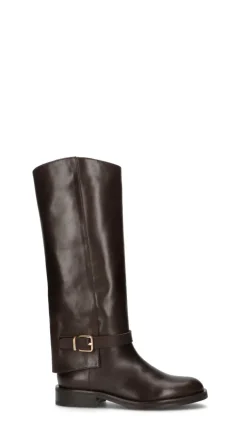 ANGELO BERVICATO Stivale donna testa di moro in pelle