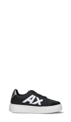 ARMANI EXCHANGE Sneaker donna nera in pelle