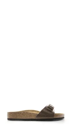 BIRKENSTOCK MADRID Ciabatta donna marrone in pelle