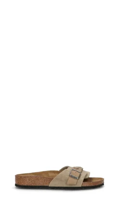 BIRKENSTOCK OITA BRAIDED Ciabatta donna grigia in suede