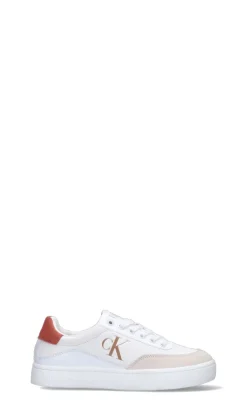 CALVIN KLEIN JEANS Sneaker donna bianca/toscana in pelle