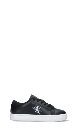 CALVIN KLEIN JEANS Sneaker donna nera in pelle