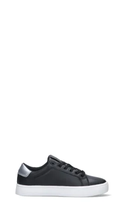 CALVIN KLEIN JEANS Sneaker donna nera in pelle