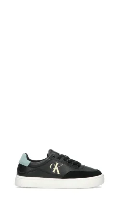 CALVIN KLEIN JEANS Sneaker donna nera in pelle