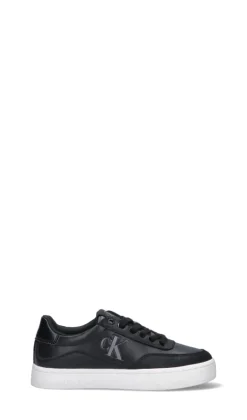CALVIN KLEIN JEANS Sneaker donna nera in pelle
