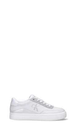 CALVIN KLEIN JEANS Sneaker donna bianca in pelle