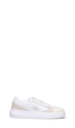 CALVIN KLEIN JEANS Sneaker donna bianca in pelle