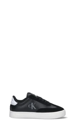 CALVIN KLEIN JEANS Sneaker donna nera in pelle