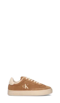 CALVIN KLEIN JEANS Sneaker donna tapioca/cammello in suede