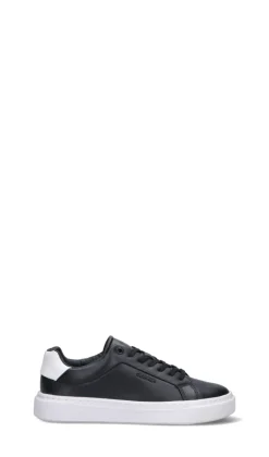 CALVIN KLEIN Sneaker donna nera/bianca in pelle