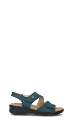 CAMILA Sandalo donna blu in suede