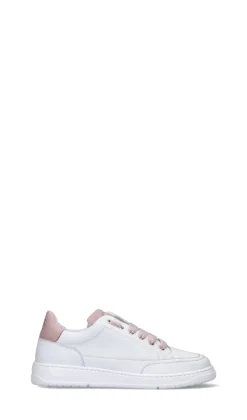 CANDICE COOPER. Sneaker donna bianca/rosa in pelle