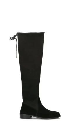 CATCH JUICE Stivale donna nero in suede