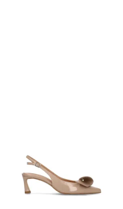 CHANTAL 1962 Slingback donna sabbia in pelle