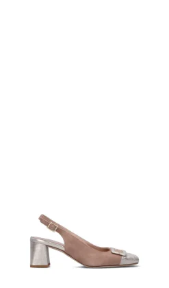 CINZIA VALLE Slingback donna beige in pelle