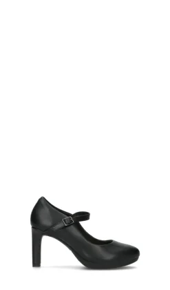 CLARKS ESSENTIALS Décolleté donna nera in pelle