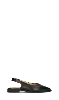 COPENHANGEN Slingback donna nera in pelle