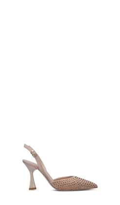 COUTURE Slingback donna beige in pelle