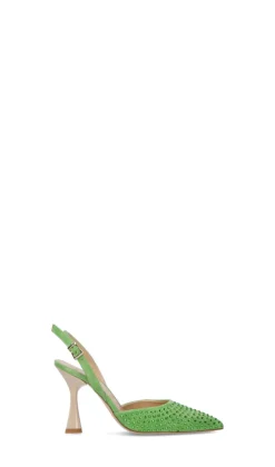 COUTURE Slingback donna verde in pelle