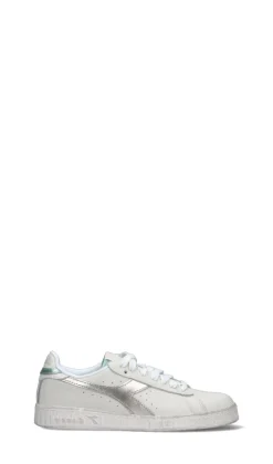 DIADORA - GAME L LOW WAX METAL WN Sneaker donna bianca/argento in pelle