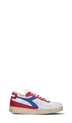 DIADORA HERITAGE - MI BASKET RAW CUT Sneaker donna bianca/rossa/blu in pelle