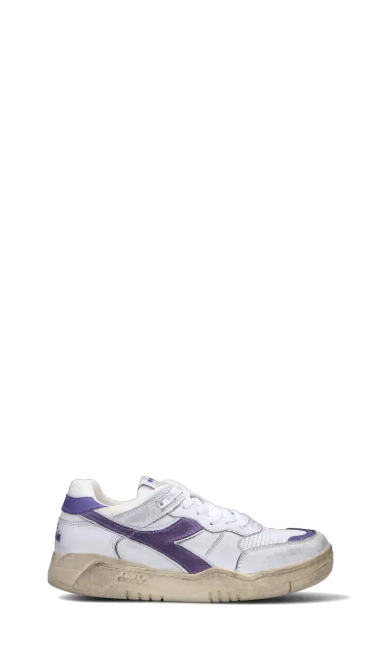 DIADORA HERITAGE Sneaker donna bianca/viola in pelle