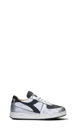 DIADORA HERITAGE Sneaker donna argento/nera in pelle