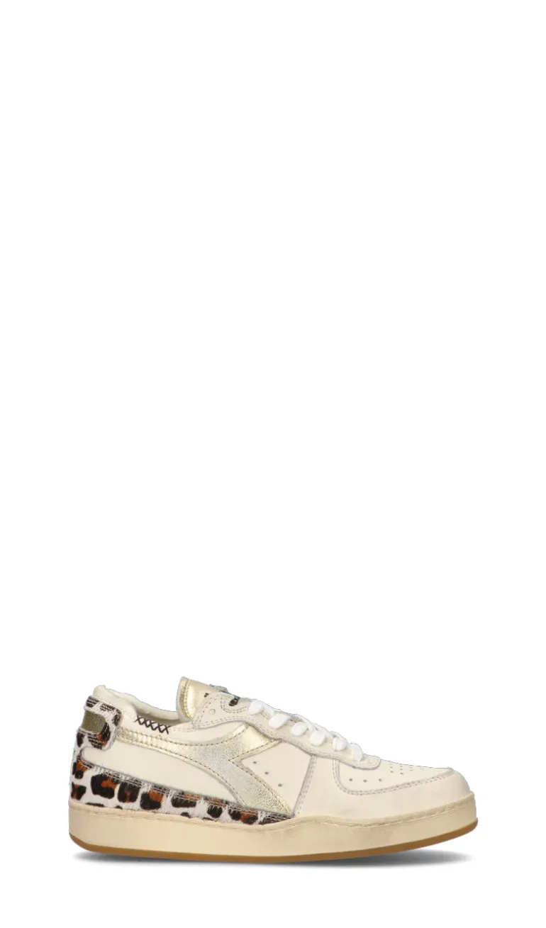 DIADORA HERITAGE Sneaker donna panna/leopardata in pelle