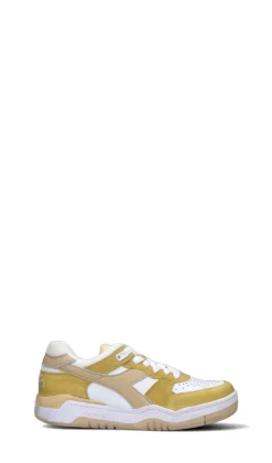 DIADORA HERITAGE Sneaker uomo bianca/gialla in suede