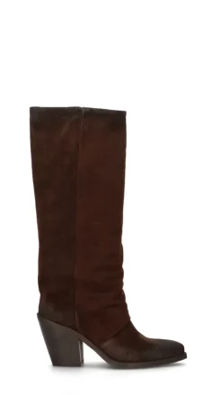 DOROTHYD Stivale donna marrone in suede