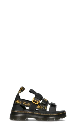 DR. MARTENS Sandalo donna nero/giallo in pelle