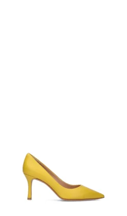 ENZO DI MARTINO Decollete donna gialla in pelle