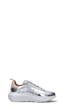 ESSEUTESSE Sneaker donna argento in pelle