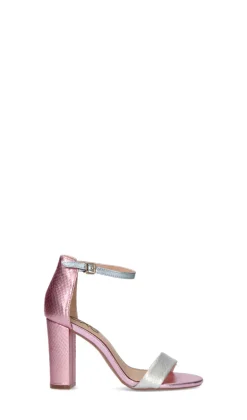 EXE Sandalo donna rosa/argento