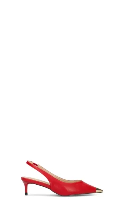 EXE Slingback donna rossa nude