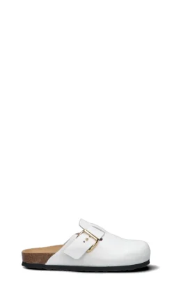 FRAU Ciabatta donna bianca in pelle
