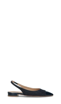 FRAU Decollete donna blu in pelle