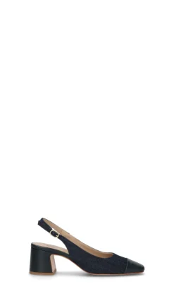 FRAU Decollete donna blu in pelle