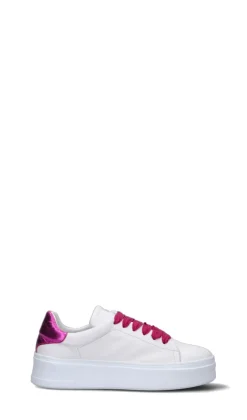FRAU Sneaker donna bianca/fuxia in pelle