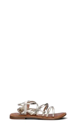 FRICKY Sandalo donna oro in pelle