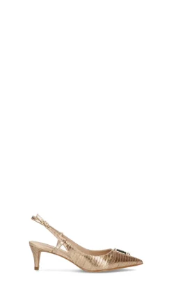 GAUDI' Decollete donna oro in pelle