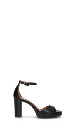 GEOX Sandalo donna nero in pelle